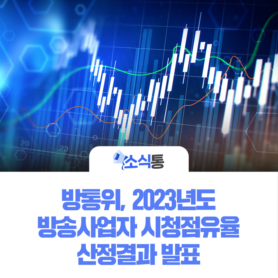 ‘23년도 방송사업자 시청점유율 산정결과 발표