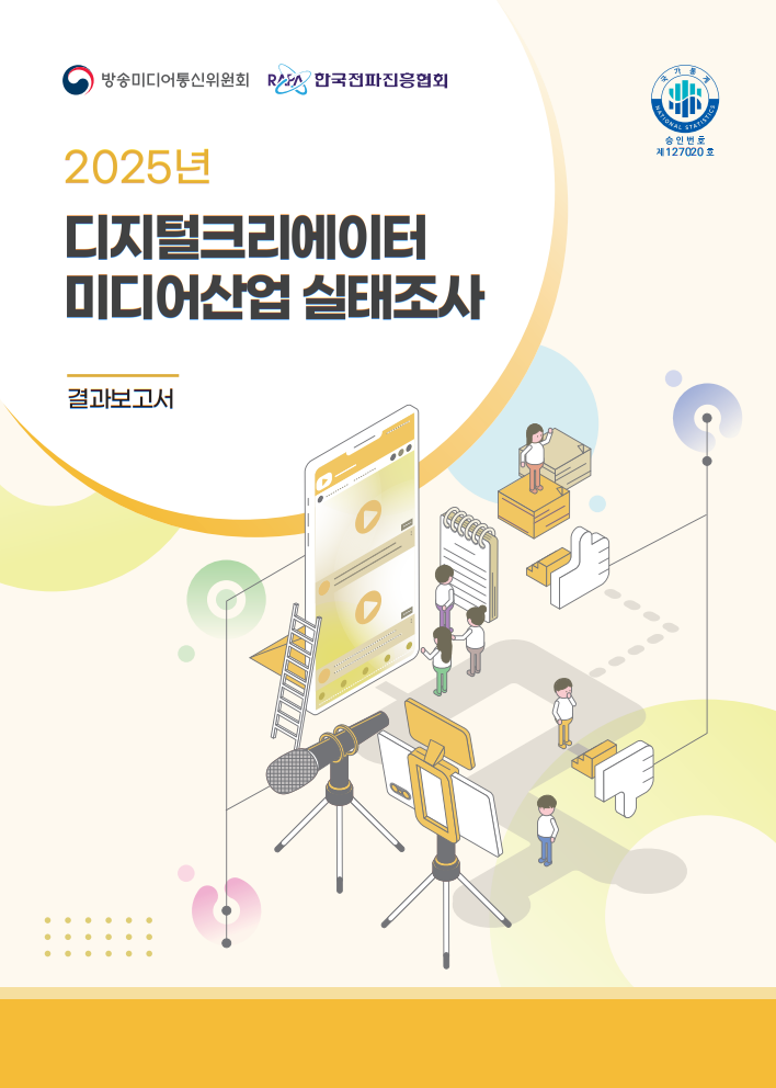2025년 디지털크리에이터미디어산업 실태조사